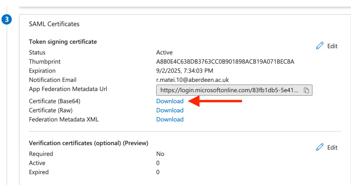 Download Base64 certificate